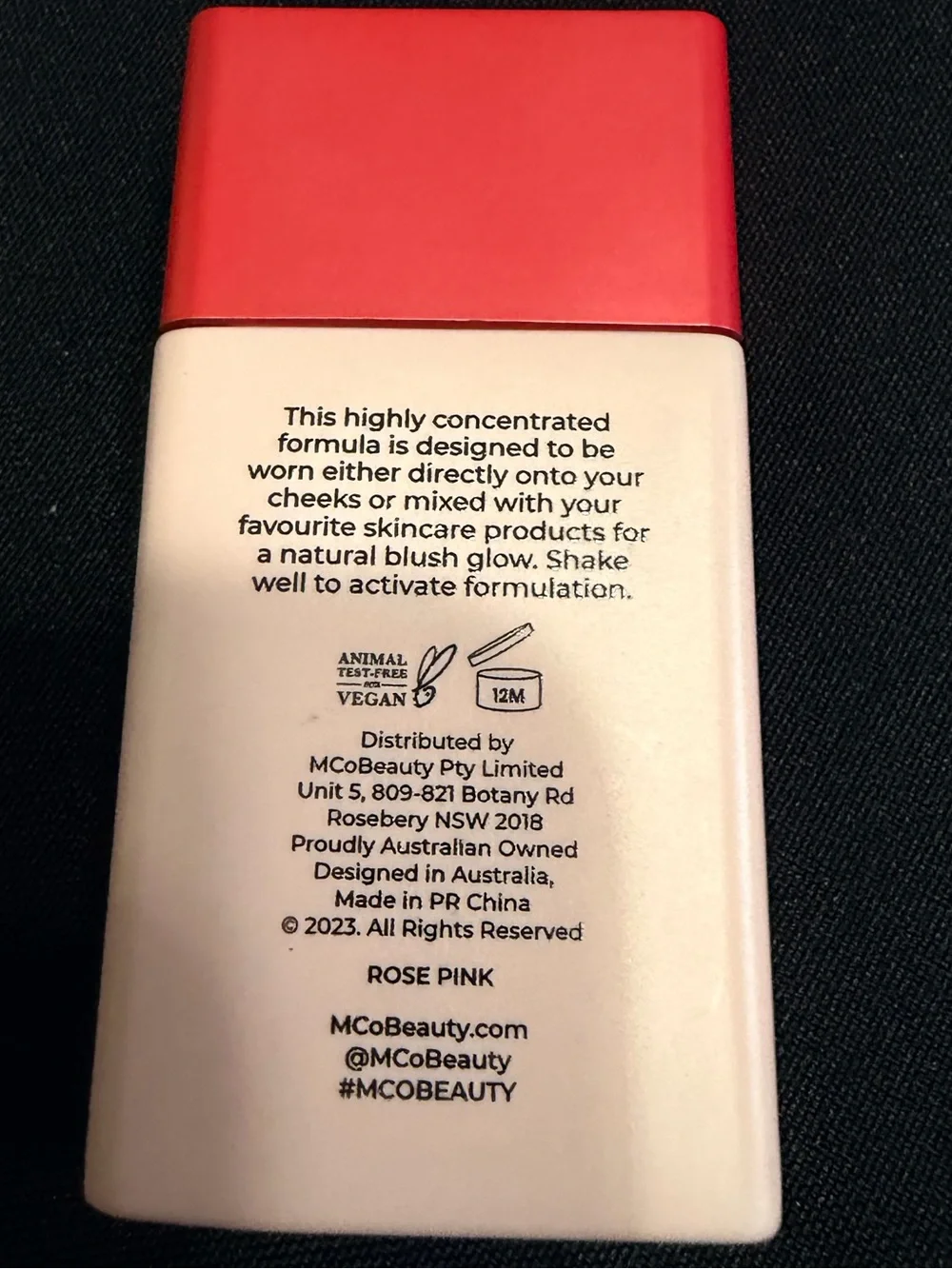 🦋Pick 5/$25 M Co Beauty Super Glow Blush Drops - Rose Pink New FullSz